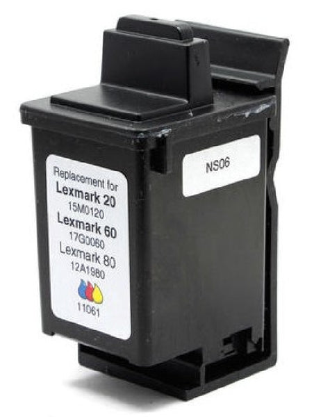 Compatible with Lexmark #20 Color Remanufactured Ink Cartridge (15M0120), Ink Cartridges, Various - TiGuyCo Plus