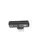 8-Pin Splitter Dongle Charging And Listening Music Sync Data Adapter For Apple iPhone's / iPad - Black