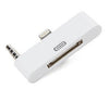 Lightning to 30-Pin 3.5mm Audio Dock Adapter Support IOS7, White, Audio Cables & Adapters, TiGuyCo Plus - TiGuyCo Plus