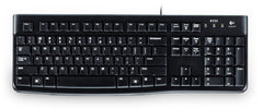Logitech K120 Keyboard - English - USB - Black