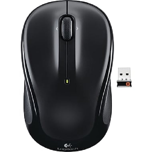 Logitech M325 Wireless Mouse - 2 Buttons 1 Wheel - USB RF Wireless Optical - 1000 dpi - Black - 910-002974