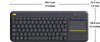 Logitech Wireless Touch Keyboard K400 Plus - HTPC keyboard for PC connected TVs, Keyboard & Mouse Bundles, Logitech - TiGuyCo Plus