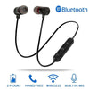 M5 Wireless Bluetooth Earphones Magnetic Attraction Headset w/Mic - Black