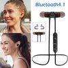 M5 Wireless Bluetooth Earphones Magnetic Attraction Headset w/Mic - Black