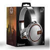 M XS5 Wireless Stereo Bluetooth Headphones - Silver