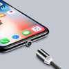 1M Magnetic 360 Fast Charging USB Cable With 8-Pin, Type C and Micro USB Connector Heads For Smartphones And Tablets - Black