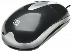 Manhattan MH3 Classic Optical Desktop Mouse - PS/2, Three Buttons with Scroll Wheel, 1000 dpi - 177009