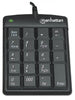 Manhattan Numeric Keypad - USB - Black - 176354, Keyboards & Keypads, MANHATTAN - TiGuyCo Plus