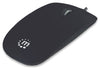 Manhattan Silhouette Optical USB Wired Mouse - Black, Mice, Trackballs & Touchpads, MANHATTAN - TiGuyCo Plus