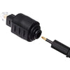 Mini Optical Audio Adapter - 3.5mm Female Jack To Digital Toslink Male Plug - Black