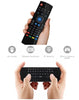 Mini Wireless Air Mouse Multifunction Keyboard 2.4G with Infrared IR Learning - Black