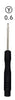 Mini Triangle Tri Wing Y 0.6 Precision Screw Driver for Electronic Products such as Apple Products - Black