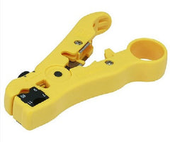 Universal Cable Jacket Stripper and Cutter - Yellow