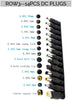 34pcs Universal DC Connector Plugs -  5.5x2.1mm Female Base - Fit for HP, Dell, IBM, Lenovo, Thinkpad, Toshiba, Acer, Asus, Sony, Benq, Companq and More Laptops