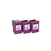 Compatible with HP 65XL Tri-Color - 3x Refills + 1x Prinhead - PREMIUM ink Compatible Ink Cartridges Pack