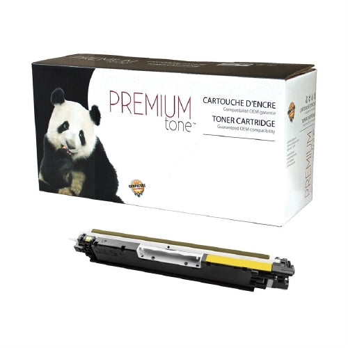 Compatible with HP 126A (CE312A) Yellow - Premium Tone Compatible Toner Cartridge - 1K