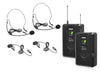 !     A     !    PYLE - PDWM3400 - Premier Series Professional UHF Microphone System with (2) Body-Pack Transmitters, (2) Headset & (2) Lavalier Microphones with Selectable Frequencies, Microphones, Pyle-Pro - TiGuyCo Plus