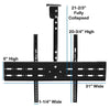 !     A     !    Power Pro Audio PPA-034 TV Ceiling Mount - 37" to 70" TV - 180 Degree Rotation - +/- 5 Degree Tilt - VESA 700mm x 500mm - Hold up to 175lbs - Black, TV Mounts & Brackets, Power Pro Audio - TiGuyCo Plus