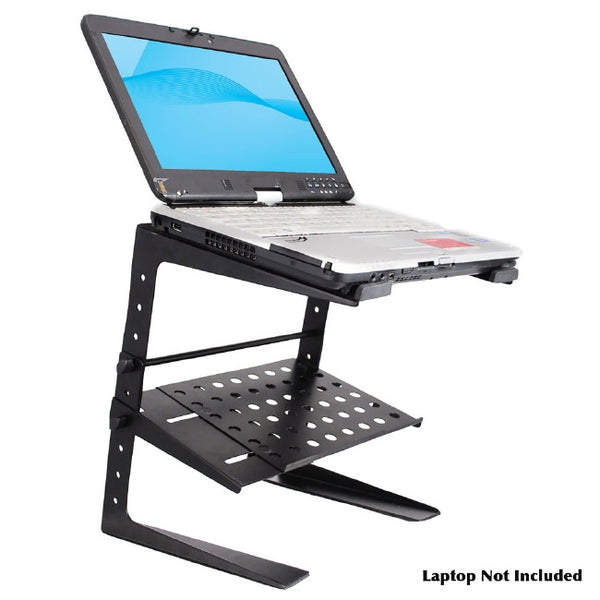 Pyle-Pro Laptop Computer Stand For DJ with Storage Shelf, Laptop, Pyle-Pro - TiGuyCo Plus