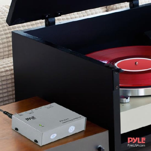Pyle Ultra Compact Phono Turntable Preamp - PP444