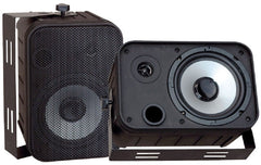 Pyle PDWR50B 500W 6.5'' Indoor/Outdoor Waterproof Speakers - Black - Pair - PDWR50B