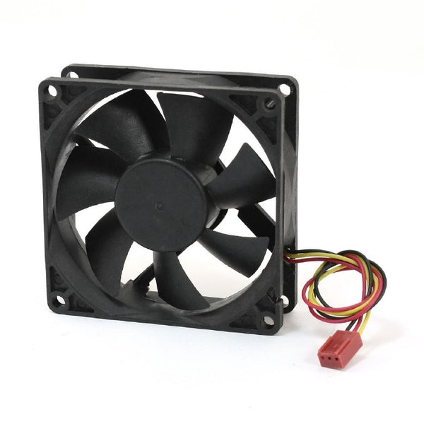 ReFine 80mm 3-Pin Connector DC 12V 0.18A CPU Cooler Cooling Fan - Black, CPU Fans & Heatsinks, ReFine - TiGuyCo Plus