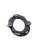Câble SVGA Rocketfish de 12 pieds - VGA mâle vers VGA mâle - Connecteurs DB15 dorés - Utilisé - Emballage en vrac - Anthracite