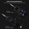 Rowin WS-20 2.4G Wireless Guitar Rechargeable Transmitter Receiver Set, 30 Meters Transmission Range Guitar Wireless System - Gold