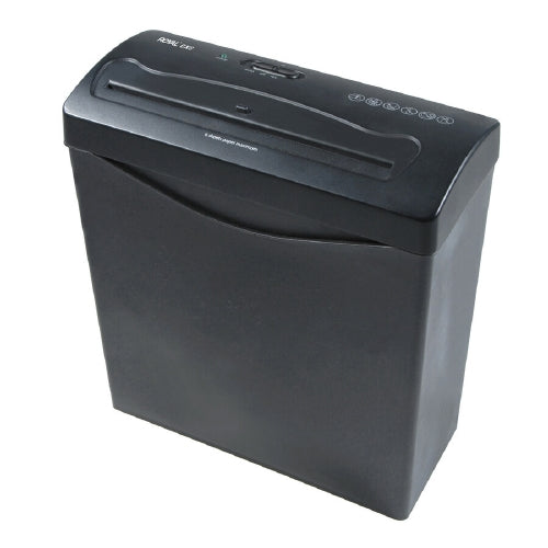 Royal CX8 Paper Shredder - Cross Cut - 8 Per Pass - for shredding Paper, Credit Card, Staples - 0.2" x 1.4" Shred Size - 11.36 L Wastebin Capacity - Black