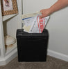 Royal CX8 Paper Shredder - Cross Cut - 8 Per Pass - for shredding Paper, Credit Card, Staples - 0.2" x 1.4" Shred Size - 11.36 L Wastebin Capacity - Black