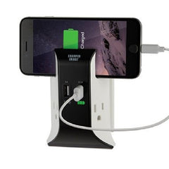 Sharper Image Visual Charge USB Wall Plate Charger - TS1802