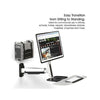 Single Display Sit-Stand Workstation Wall Mount for 13" to 32" LED/LCD Screens with Bonus Cleaner and CPU Mount