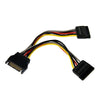 StarTech 6in SATA Power Y Splitter Cable Adapter - Male / Female - PYO2SATA