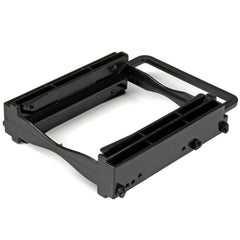 StarTech Dual 2.5" SSD/HDD Mounting Bracket for 3.5” Drive Bay - Tool-Less Installation - Black