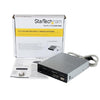 StarTech 3.5in Front Bay 22-in-1 USB 2.0 Internal Multi Media Memory Card Reader - Black, Media Card Readers, StarTech - TiGuyCo Plus