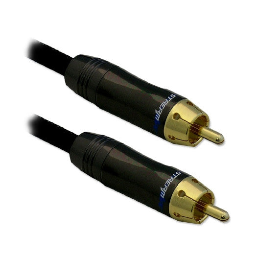 6 ft. Streamwire Coaxial Digital Audio Cable - Black, Audio Cables & Interconnects, Streamwire - TiGuyCo Plus