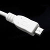 White OTG Micro USB Host Connector Cable for Samsung Galaxy S4 i9500 Galaxy S2 i