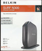 BELKIN Surf N300 Wireless N Router - 802.11N/300MBS/4PT 10/100 One Touch Securit, Wireless Routers, Belkin - TiGuyCo Plus