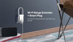 TP-LINK RE370K AC1200 Wi-Fi Range Extender with Smart Plug