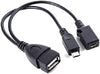 TV xStream LAN Ethernet Adapter with 3 USB Port Hub for TV Streaming Devices - Stick 2nd Gen, 3rd Gen 4K Firestick, Plus USB OTG Y Adapter - Black
