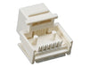 RJ12 - RJ11 110 Type Toolless Keystone Jack - 6P6C - White, Cables & Adapters, Various - TiGuyCo Plus