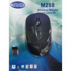 TopSync M288 Wireless Mouse with Nano Receiver - Black
