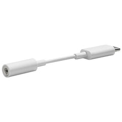 USB 3.1 Type-C (USB C) - Audio 3.5mm Male/Female Adapter - White