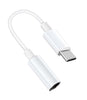 USB 3.1 Type-C (USB C) - Audio 3.5mm Male/Female Adapter - White