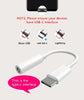 USB 3.1 Type-C (USB C) - Audio 3.5mm Male/Female Adapter - White