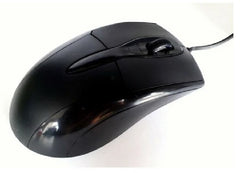 TopSync USB Optical Mouse - Black