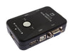 USB 2.0 - 2-Port Manual KVM Switch with 2 Cable Set, Switch, TiGuyCo Plus - TiGuyCo Plus