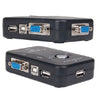 USB 2.0 - 2-Port Manual KVM Switch with 2 Cable Set, Switch, TiGuyCo Plus - TiGuyCo Plus