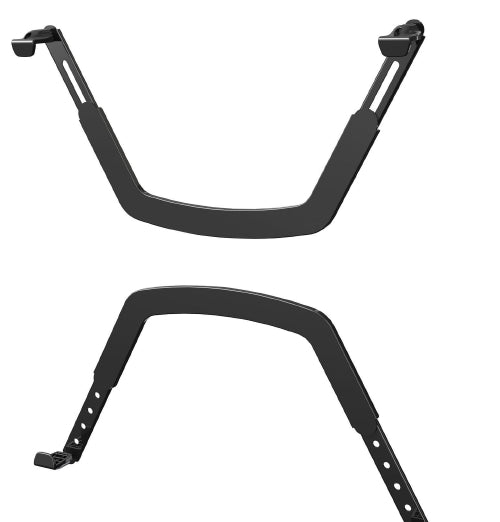 Adaptateur d'affichage universel pour supports/montages VESA - Prend en charge les moniteurs de 17" à 27" - 1 jeu - Noir