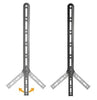 Universal Soundbar Bracket with Adjustable Arms Fits Displays 23" to 65" - Black